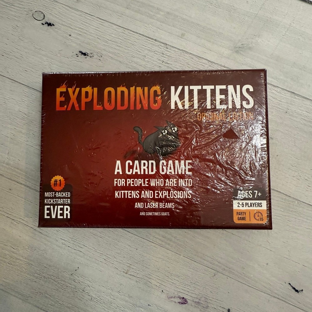 Exploding Kittens Original Edition Card Game‎ NEW